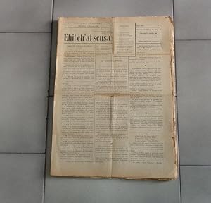 EHI ! CH'AL SCUSA., cronaca bolognese settimanale, ANNO XIII - 1892 - 31 giornali), Bologna, Tip....