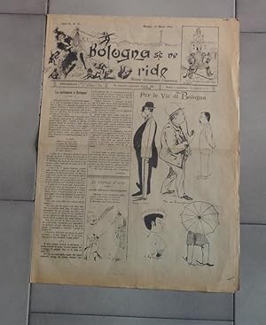 BOLOGNA SE NE RIDE, rivista settimanale umoristica, numero 11 del 18 agosto 1894 - anno secondo -...