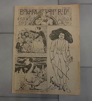 BOLOGNA CHE RIDE, rivista umoristica illustrata - numero 3 anno VIII - del 30 maggio 1900 , Bolog...