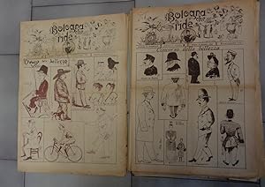BOLOGNA CHE RIDE, rivista settimanale illustrata - 15 numeri dal 1894 aL 1899 - , Bologna, Tipogr...