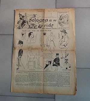 BOLOGNA SE NE RIDE, rivista settimanale umoristica, numero 8 del 28 luglio 1894 - anno secondo - ...