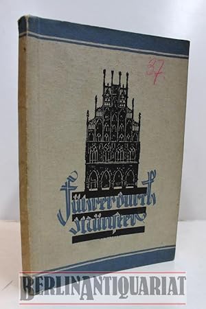 Image du vendeur pour Fhrer durch Mnster in Westfalen. Herausgegeben von der Stadtverwaltung in Verbindung mit dem Verkehrsverein. 1 groer farbiger Stadtplan. mis en vente par BerlinAntiquariat, Karl-Heinz Than