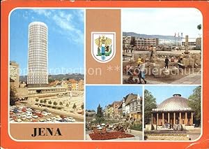 Postkarte Carte Postale Jena Universitäts Hochhaus des VEB Carl Zeiss Jena Lobeda Platz der Kosmo...