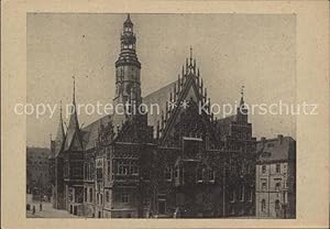 Postkarte Carte Postale Breslau Niederschlesien Rathaus