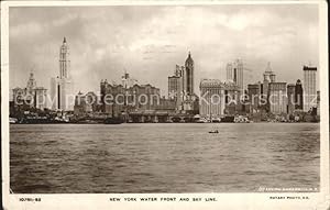 Seller image for Postkarte Carte Postale New York N.Y. Sky Line Water Front for sale by Versandhandel Boeger