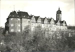 Bild des Verkufers fr Postkarte Carte Postale Greiz Thringen Oberes Schloss Historisches Staatsarchiv zum Verkauf von Versandhandel Boeger