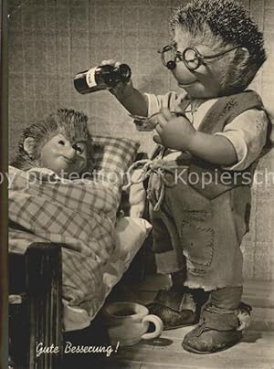 Imagen del vendedor de Postkarte Carte Postale Mecki Nr. 38 Gute Besserung Krank Medizin Bett a la venta por Versandhandel Boeger