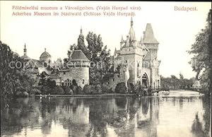 Bild des Verkufers fr Postkarte Carte Postale Budapest Schloss Vajda Hunyad Ackerbau Museum zum Verkauf von Versandhandel Boeger