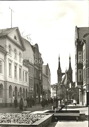 Postkarte Carte Postale Köthen Anhalt Fussgängerzone Altstadt Stadtkirche Holzmarkt