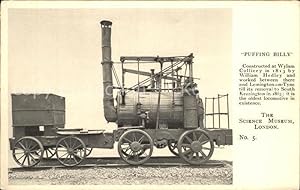 Postkarte Carte Postale Lokomotive Puffing Billy William Hedley Science Museum London