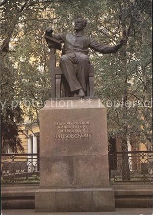 Immagine del venditore per Postkarte Carte Postale Denkmal Pyotr Tchaikovsky Moskau venduto da Versandhandel Boeger