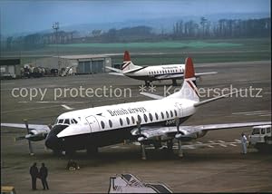 Immagine del venditore per Postkarte Carte Postale Flugzeuge Zivil British Airways Vickers Viscount VC-814 G-BAPE Cn 341 venduto da Versandhandel Boeger