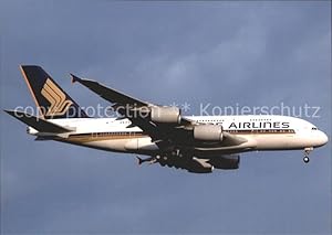 Seller image for Postkarte Carte Postale Flugzeuge Zivil Singapore Airlines Airbus 380-841 9V-SKE Cn010 for sale by Versandhandel Boeger