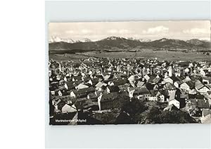 Bild des Verkufers fr Postkarte Carte Postale Marktoberdorf Blick ber die Stadt Alpenpanorama zum Verkauf von Versandhandel Boeger