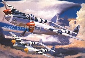 Image du vendeur pour Postkarte Carte Postale Flugzeuge Militaria Lockheed P-38 Lightning USAAF mis en vente par Versandhandel Boeger