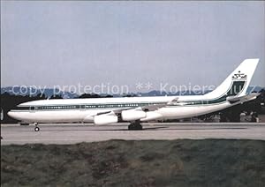 Bild des Verkufers fr Postkarte Carte Postale Flugzeuge Zivil Kingdom aof Saudi Arabia Airbus 340-200 HZ-WBT4 zum Verkauf von Versandhandel Boeger