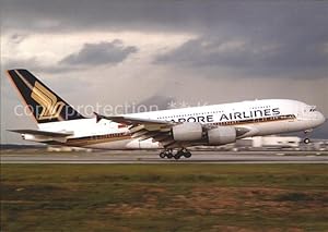 Seller image for Postkarte Carte Postale Flugzeuge Zivil Singapore Airlines Airbus 380-841 9V-SKA Cn 003 for sale by Versandhandel Boeger