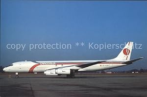 Bild des Verkufers fr Postkarte Carte Postale Flugzeuge Zivil Cargosur DC-8-62AF EC-ELM c/n 45905/298 zum Verkauf von Versandhandel Boeger