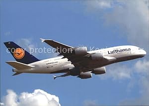 Seller image for Postkarte Carte Postale Lufthansa Airbus A380-841 D-AIMG Cn 069 for sale by Versandhandel Boeger