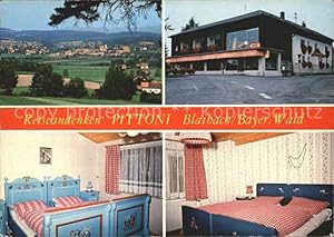 Postkarte Carte Postale Cham Oberpfalz Blaibach Pittoni Ferienwohnungen- Reiseandenken
