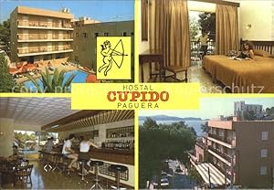 Image du vendeur pour Postkarte Carte Postale Paguera Mallorca Islas Baleares Hostal Cupido Swimming Pool Bar mis en vente par Versandhandel Boeger