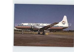 Bild des Verkufers fr Postkarte Carte Postale Flugzeuge Zivil Air Freight NZ Convair CV.580 ZK-FTA c/n 168 zum Verkauf von Versandhandel Boeger
