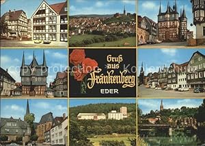 Postkarte Carte Postale Frankenberg Eder