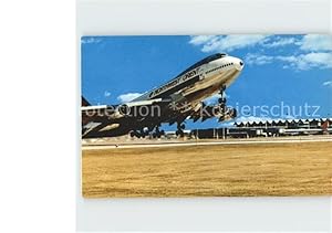 Bild des Verkufers fr Postkarte Carte Postale Flugzeuge Zivil Northwest Airlines Boeing 747 Jumbo Jet zum Verkauf von Versandhandel Boeger