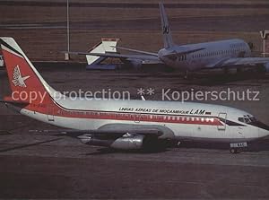 Bild des Verkufers fr Postkarte Carte Postale flugzeuge zivil Linhas Aereas de Mozambique Boeing 737-200 C9 BAC. zum Verkauf von Versandhandel Boeger