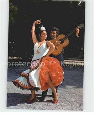 Image du vendeur pour Postkarte Carte Postale Tanz Flamenco Ballet de Pepita Ibars mis en vente par Versandhandel Boeger