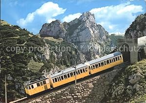 Bild des Verkufers fr Postkarte Carte Postale Zahnradbahn Wendelsteinbahn Tunneleinfahrt Soinkesselspitze zum Verkauf von Versandhandel Boeger