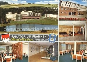 Postkarte Carte Postale Bad Steben Sanatorium Franken der BVA Kurklinik im Frankenwald