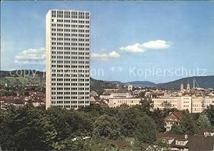Postkarte Carte Postale Winterthur Sulzer Hochhaus