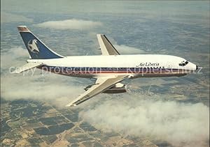 Bild des Verkufers fr Postkarte Carte Postale Flugzeuge Zivil -Air Liberia Boeing QC EL-AIL c/n zum Verkauf von Versandhandel Boeger