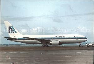 Bild des Verkufers fr Postkarte Carte Postale Flugzeuge Zivil Air Aruba B767-204 ER ZK-NBI Auckland NZ zum Verkauf von Versandhandel Boeger