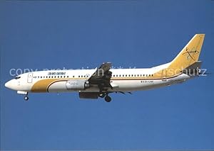 Imagen del vendedor de Postkarte Carte Postale Flugzeuge Zivil Trans Global Futura Airlines colours Boeing 737-4YO EI-CNF a la venta por Versandhandel Boeger