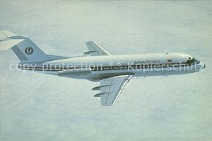 Seller image for Postkarte Carte Postale Flugzeuge Zivil Burma Airways Fokker F-28 MK 4000 PH-EXU for sale by Versandhandel Boeger