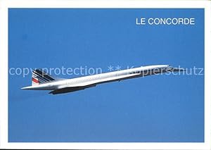 Postkarte Carte Postale Flugzeuge Zivil Air France Concorde