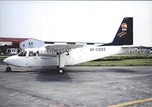 Imagen del vendedor de Postkarte Carte Postale Flugzeuge Zivil AAI Island Hopper BN 2A-26 Islander RP-C693 cn 2043 a la venta por Versandhandel Boeger