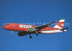 Imagen del vendedor de Postkarte Carte Postale Flugzeuge Zivil Myx Air Airbus A-320-212 Cn 814 a la venta por Versandhandel Boeger