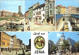 Postkarte Carte Postale Jena Platz der Kosmonauten Johannisstrasse Historisches Rathaus