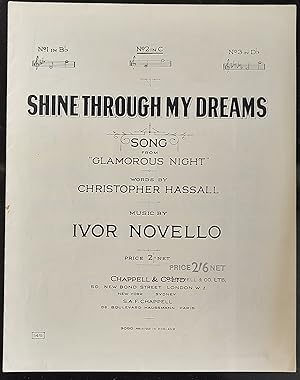 Bild des Verkufers fr Shine Through My Dreams (Song) (from Glamorous Night) (No.2 in D) zum Verkauf von Shore Books