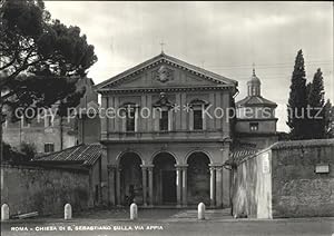 Seller image for Postkarte Carte Postale Roma Rom Chiesa di S. Sebastiano sula via Appia for sale by Versandhandel Boeger