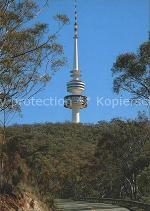 Bild des Verkufers fr Postkarte Carte Postale Funkturm Black Mountain Telecommunications Tower Canberra zum Verkauf von Versandhandel Boeger