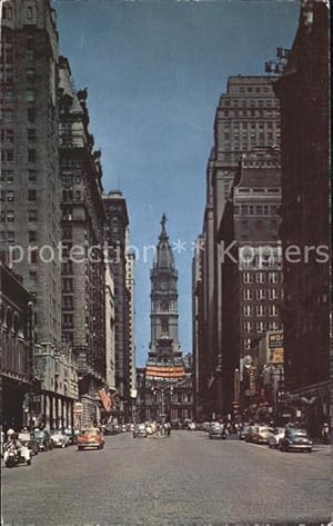 Imagen del vendedor de Postkarte Carte Postale Philadelphia Pennsylvania Looking North South Broad Street a la venta por Versandhandel Boeger