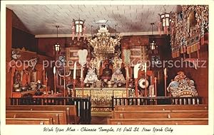 Immagine del venditore per Postkarte Carte Postale New York N.Y. Wah Yan Mue Chinese Temple venduto da Versandhandel Boeger