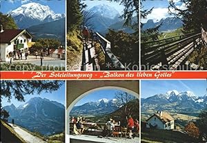 Bild des Verkufers fr Postkarte Carte Postale Berchtesgaden Soleletungsweg Balkom des lieben Gottes zum Verkauf von Versandhandel Boeger