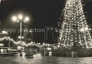 Bild des Verkufers fr Postkarte Carte Postale Halle Saale Weihnachtsmarkt zum Verkauf von Versandhandel Boeger