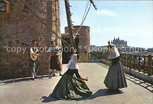 Immagine del venditore per Postkarte Carte Postale Tanz Danza Tipica Jonquet Palma de Mallorca Trachten Gitarre venduto da Versandhandel Boeger