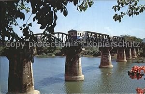 Bild des Verkufers fr Postkarte Carte Postale Brcken Bridges Ponts River Kwai Kanchanaburi Thailand zum Verkauf von Versandhandel Boeger